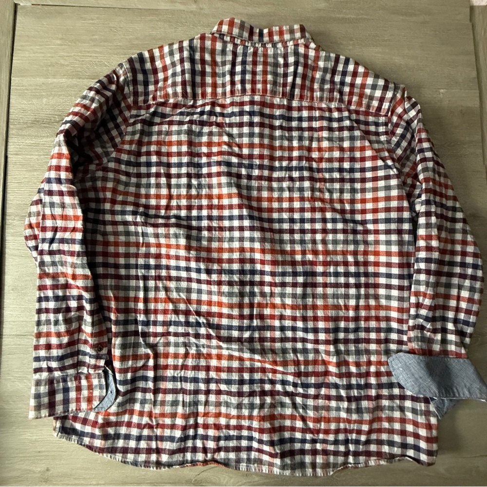 Johnston & Murphy Multicolor Check Patterned Flannel Shirt - XXL - Picture 5 of 8